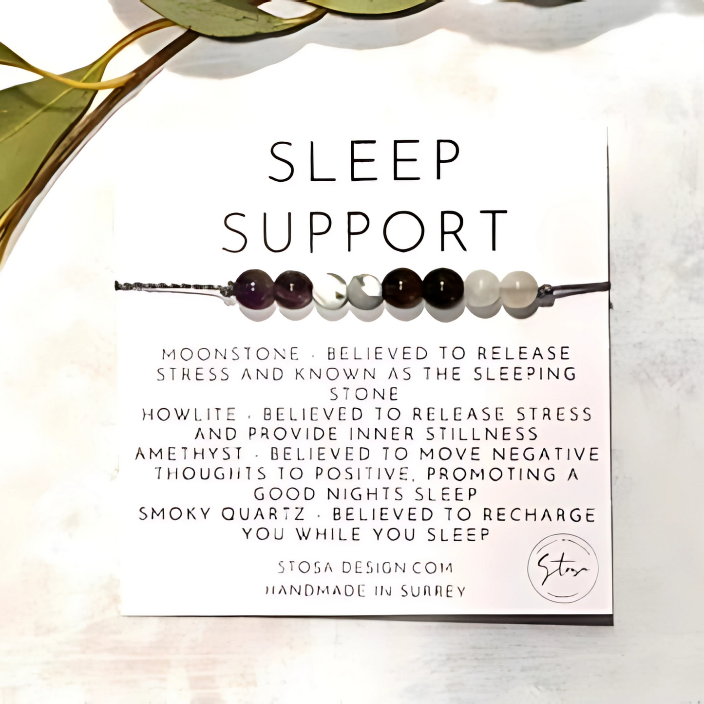 Sleep Support Crystal Bracelet