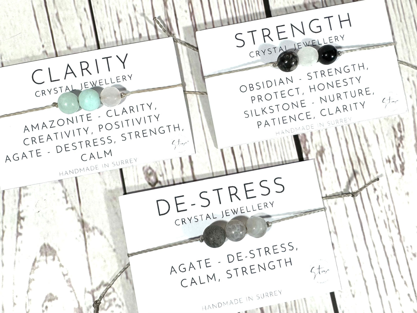 Crystal Support Bracelets