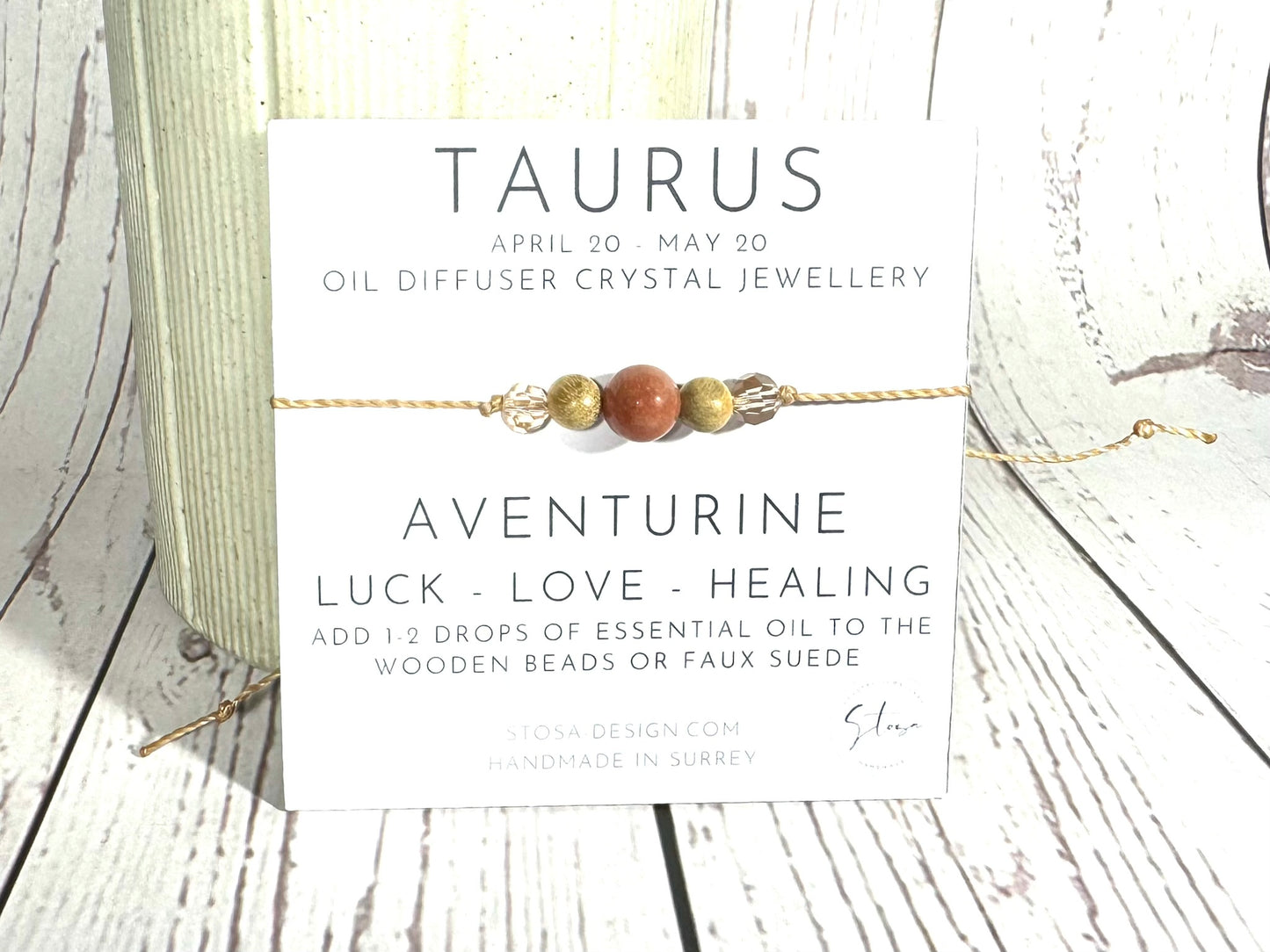Zodiac Oil Diffuser Bracelet