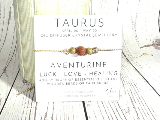 Zodiac Oil Diffuser Bracelet