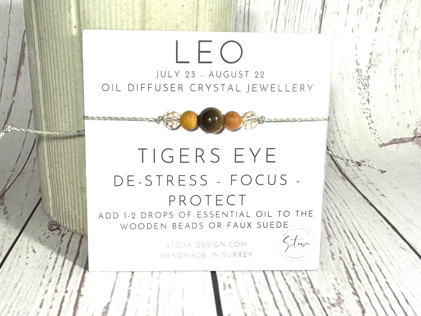 Zodiac Oil Diffuser Bracelet