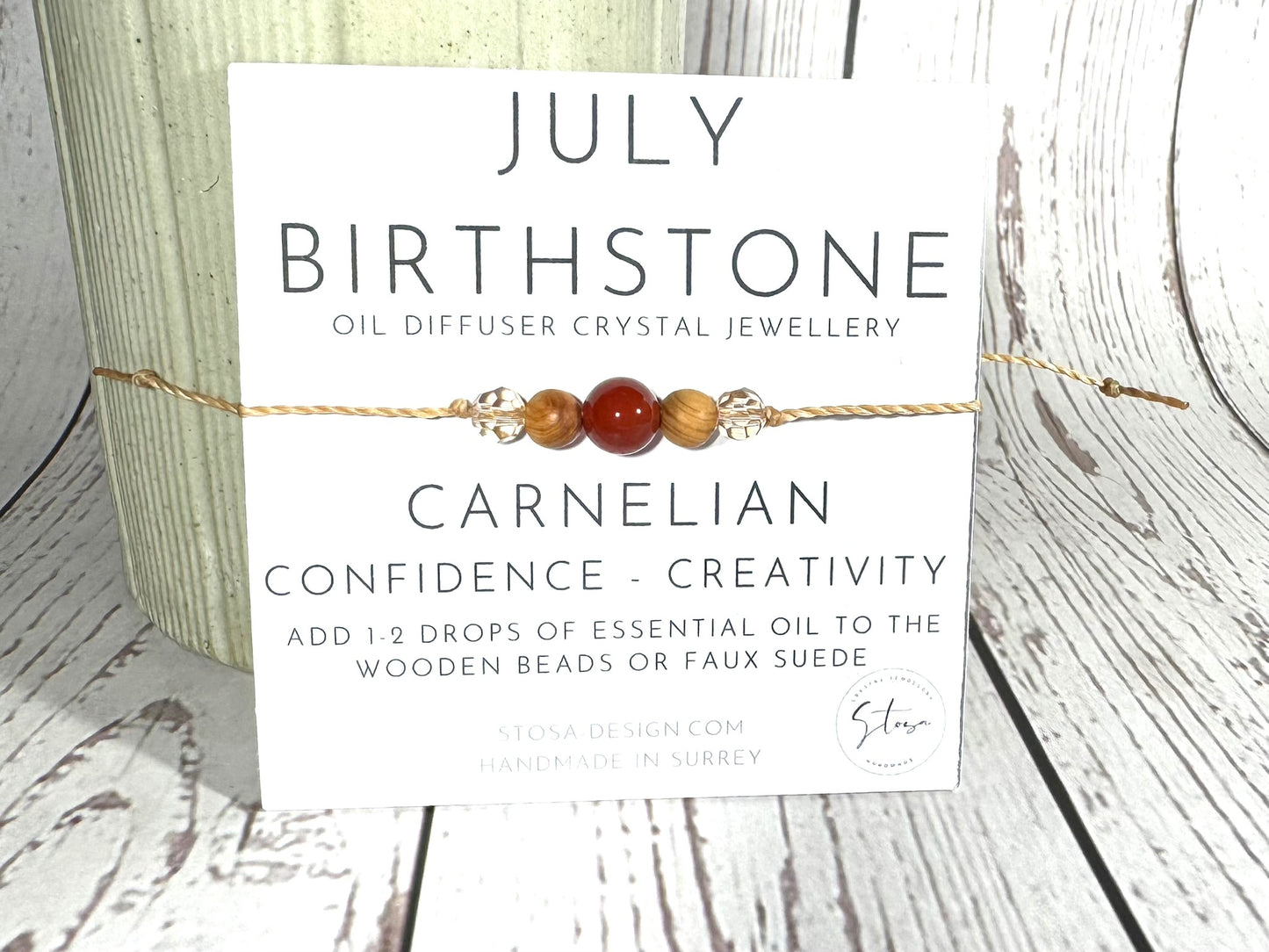 Birthstone Oil Diffuser Bracelet