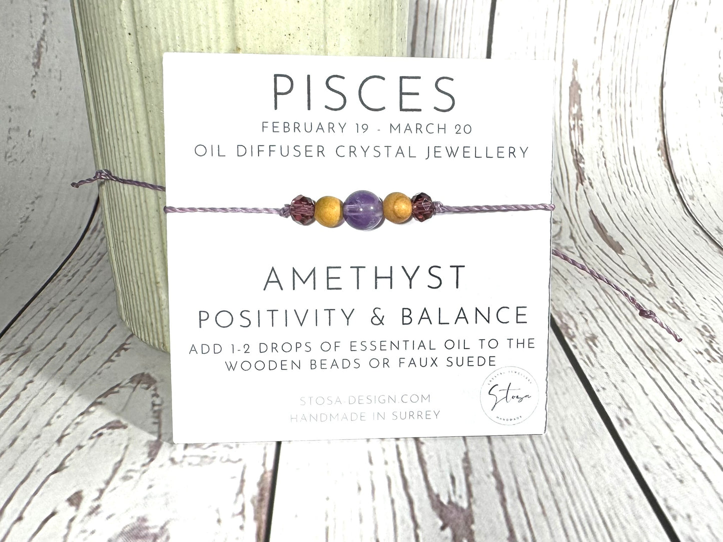 Zodiac Oil Diffuser Bracelet