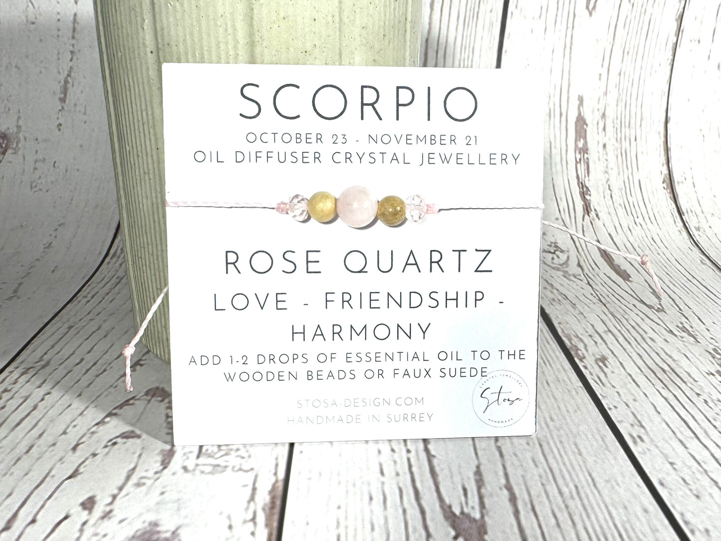 Zodiac Oil Diffuser Bracelet