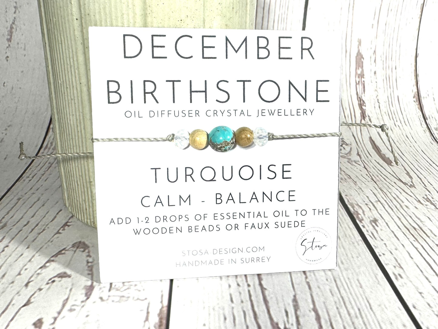 Birthstone Oil Diffuser Bracelet