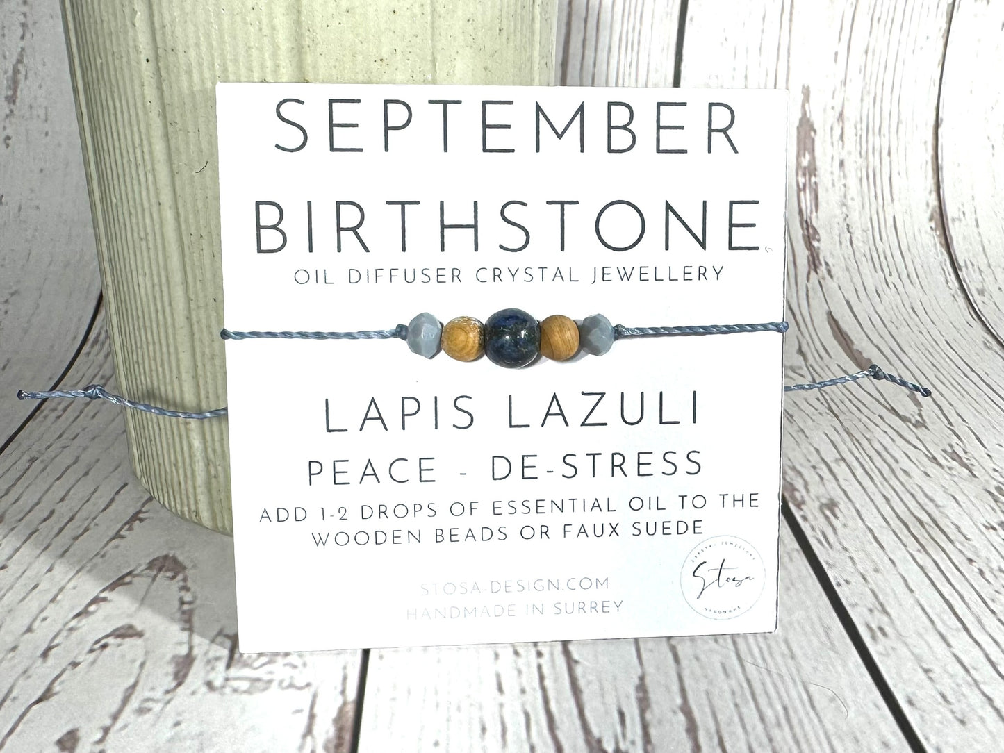 Birthstone Oil Diffuser Bracelet