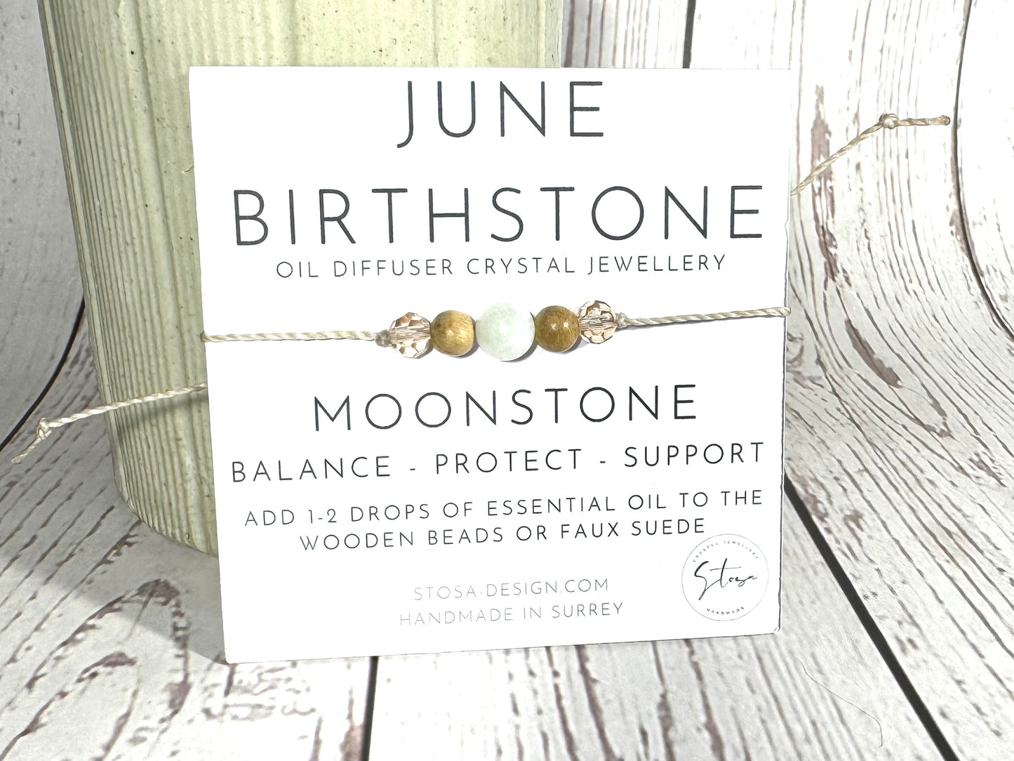 Birthstone Oil Diffuser Bracelet