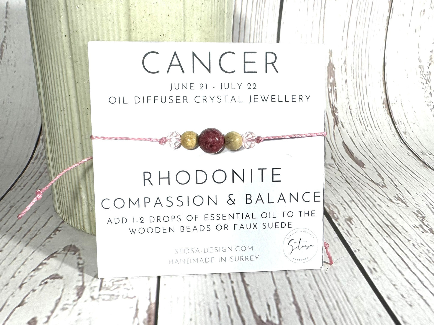 Zodiac Oil Diffuser Bracelet