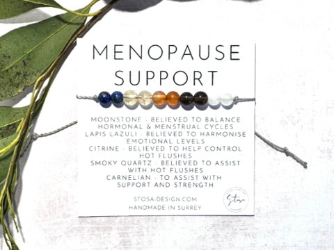 Menopause Support Crystal Bracelet