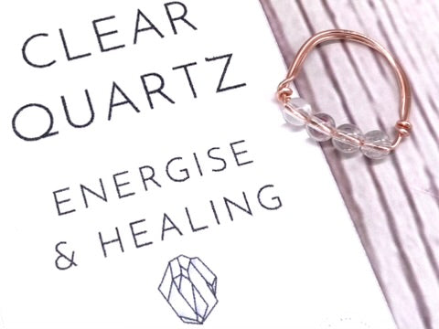 Beaded Crystal Ring