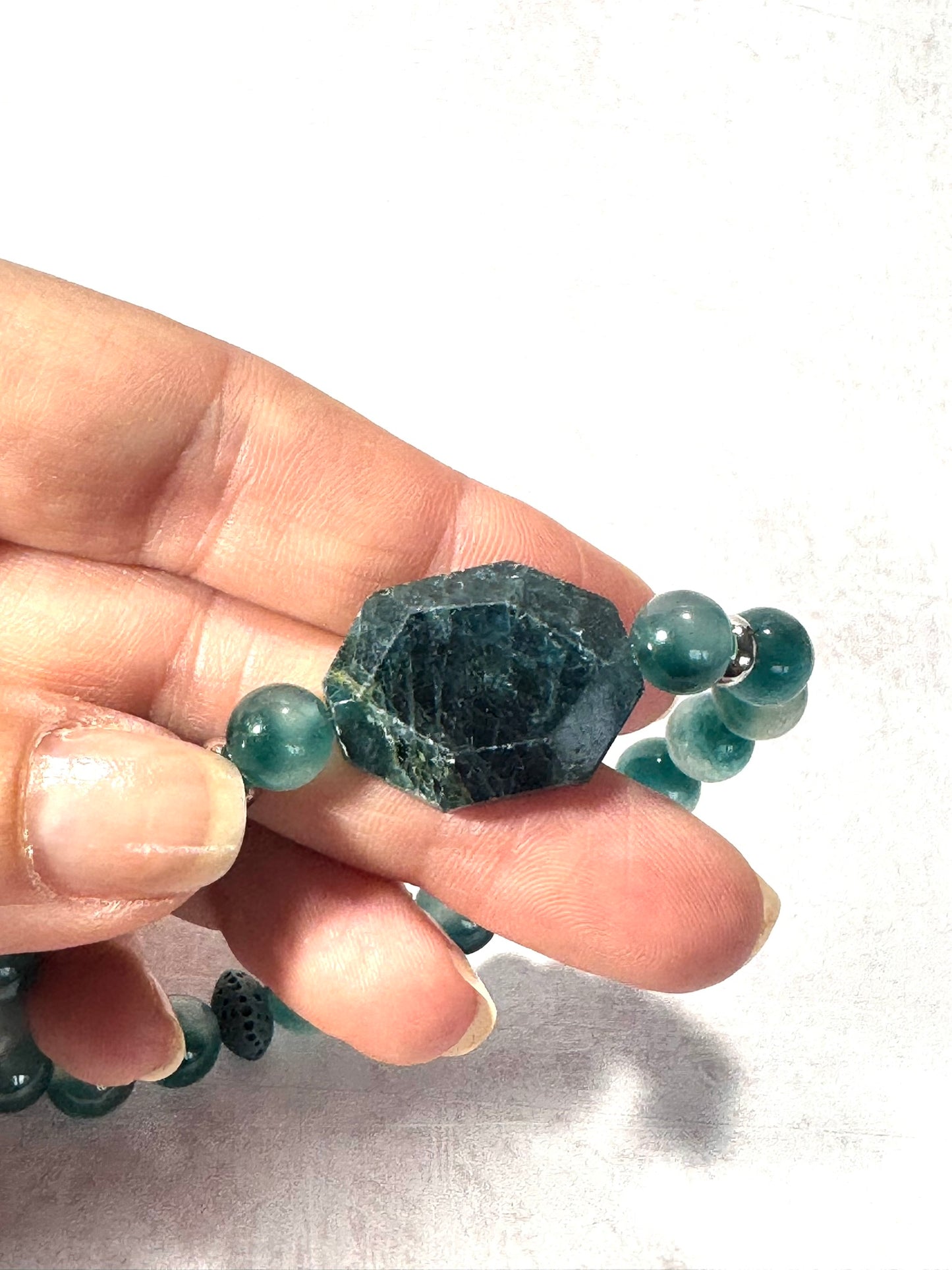 Chunky Apatite Bracelet