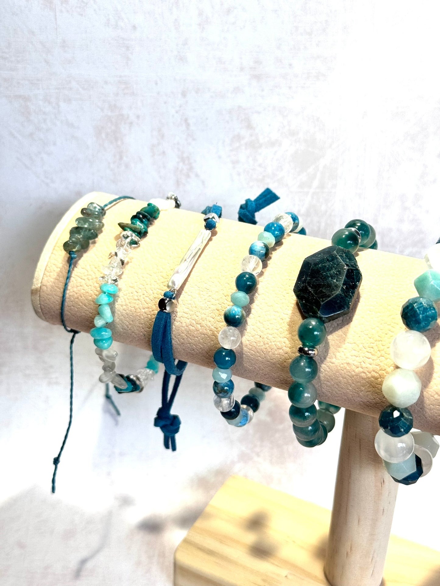 Chunky Apatite Bracelet