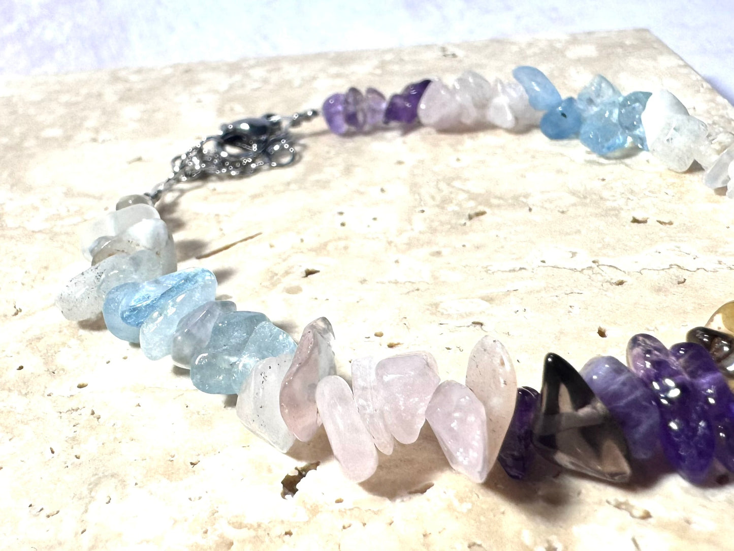 Dainty Chakra Gemstone Bracelet