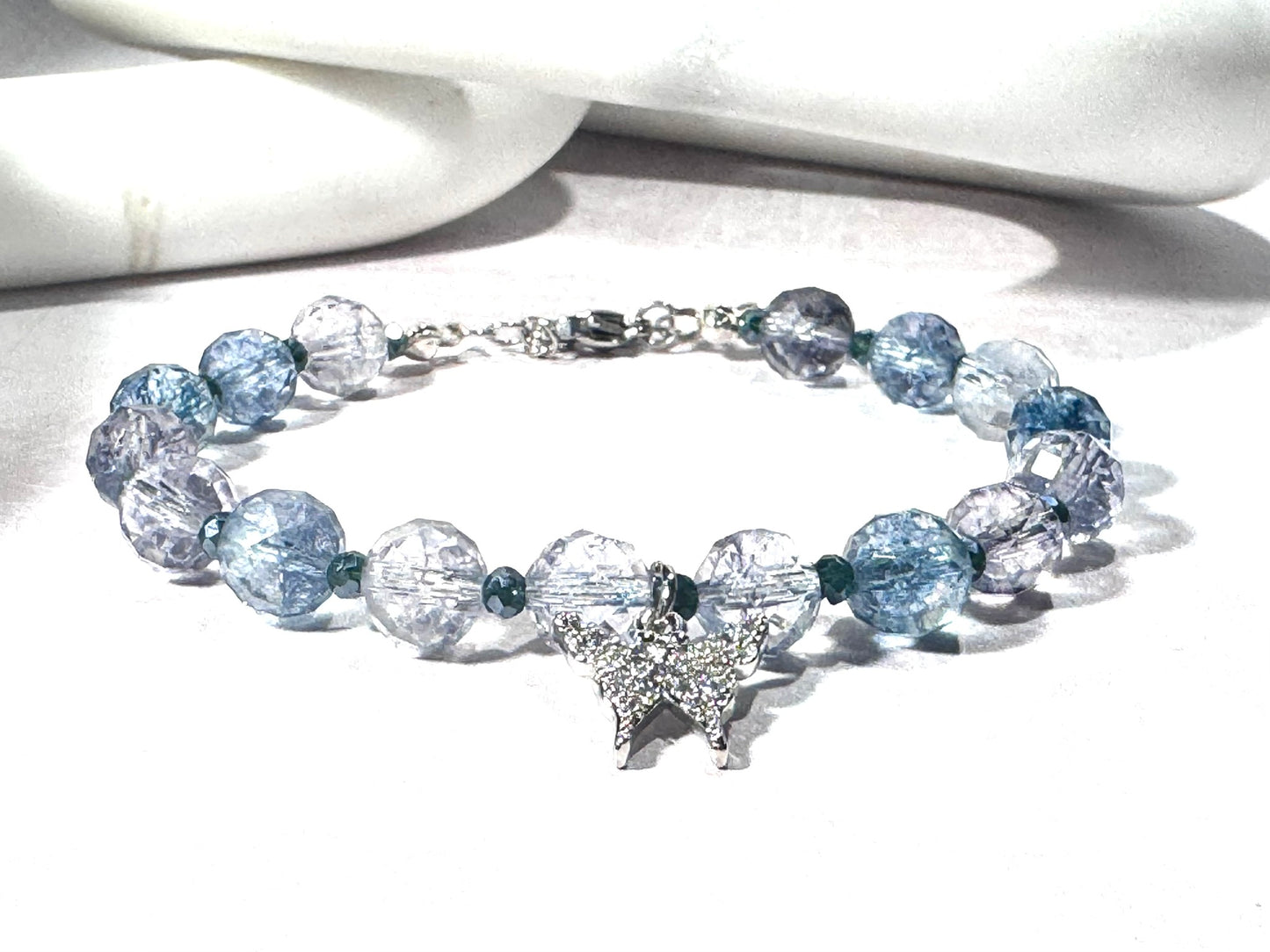 Quartz Butterfly Bracelet