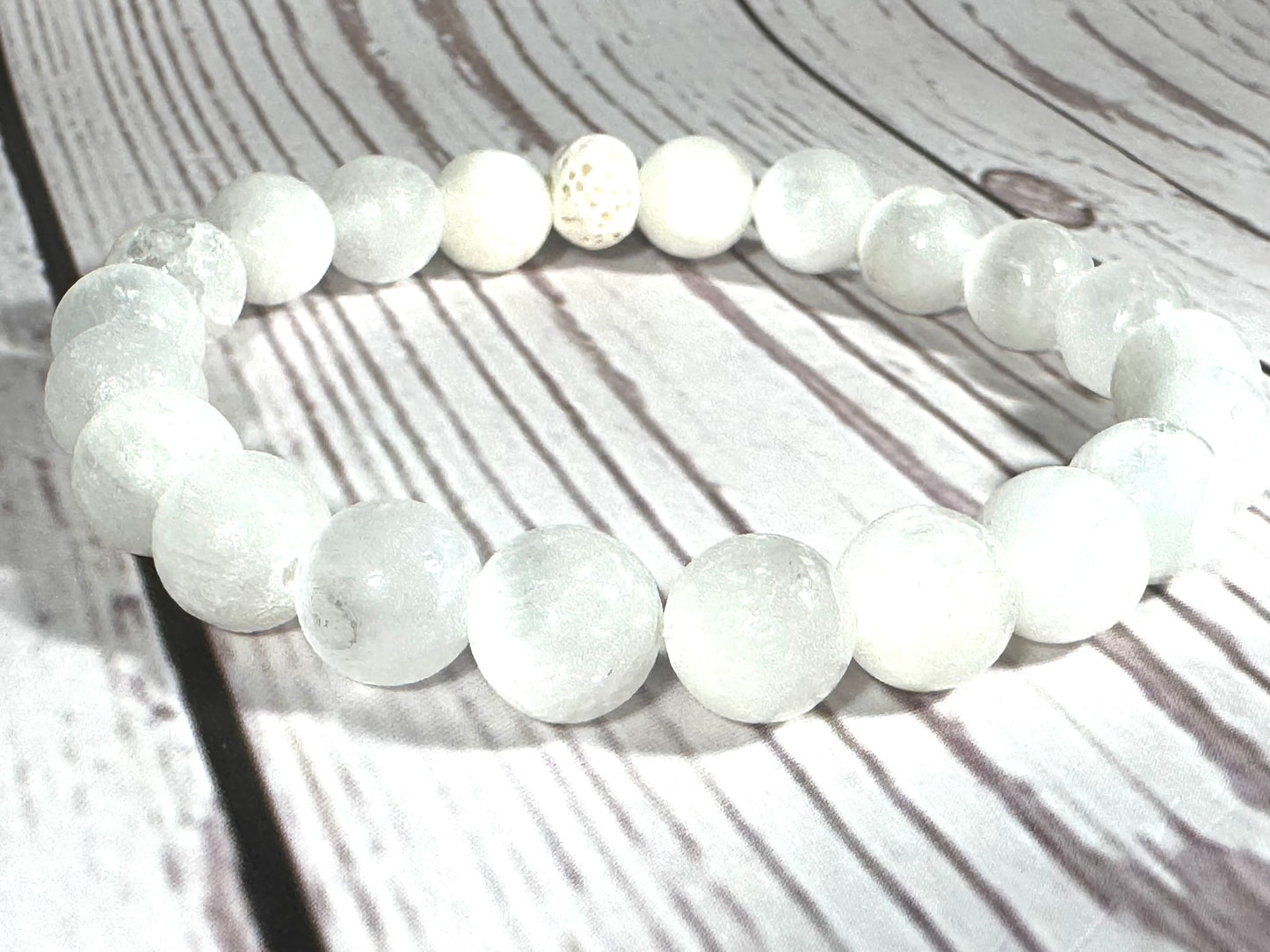 Selenite Diffuser Bracelet