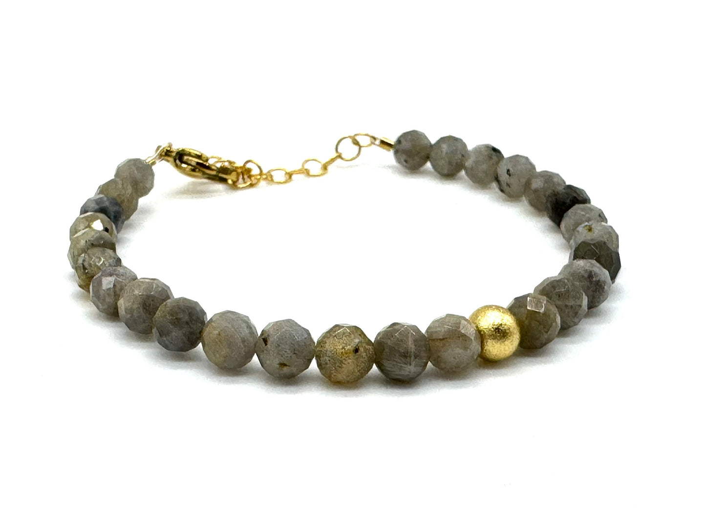 Labradorite Minimal Bracelet