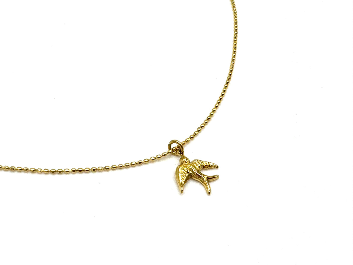 Gold Pendant Necklace - Anti tarnish and Waterproof