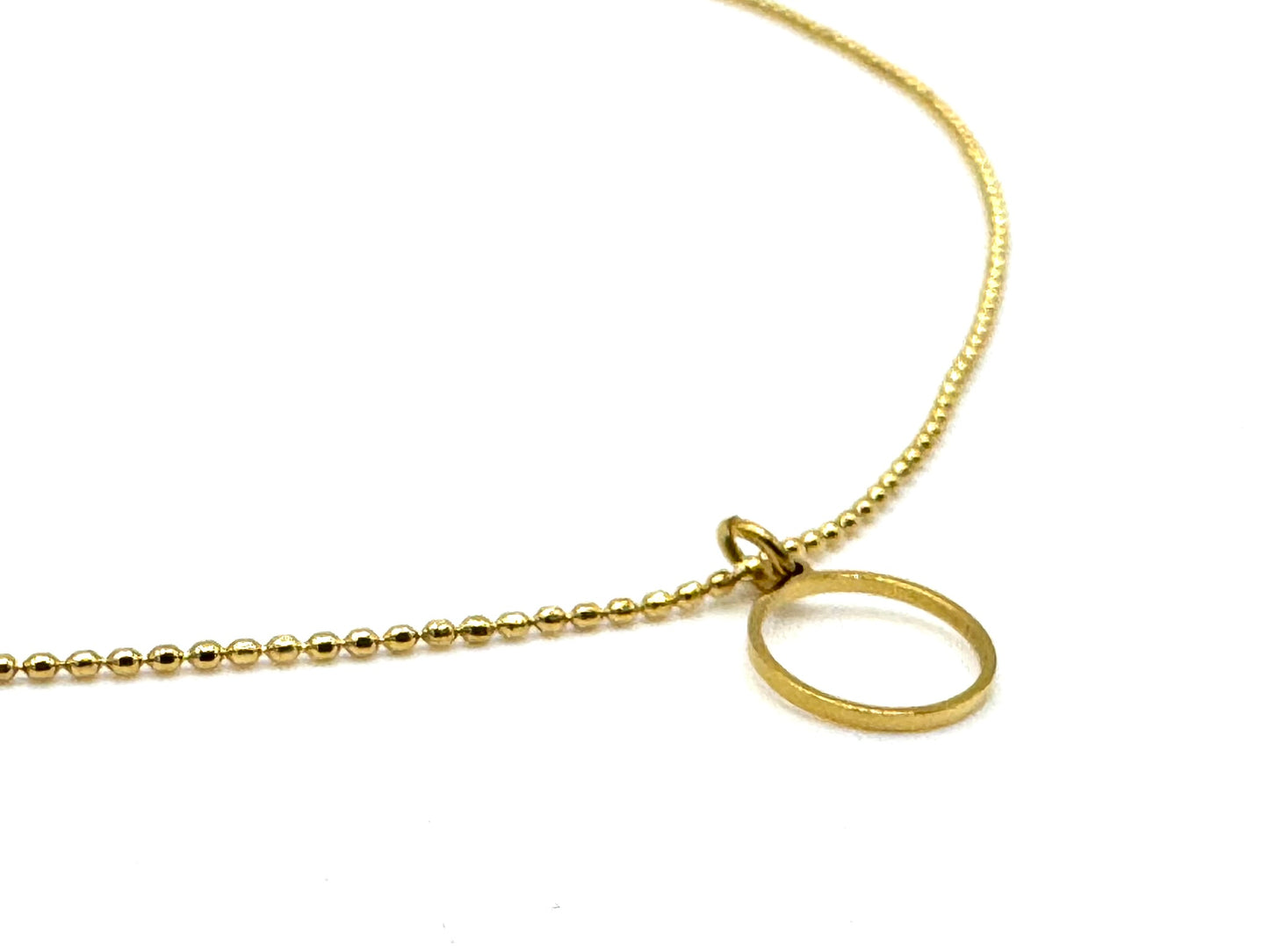 Gold Pendant Necklace - Anti tarnish and Waterproof