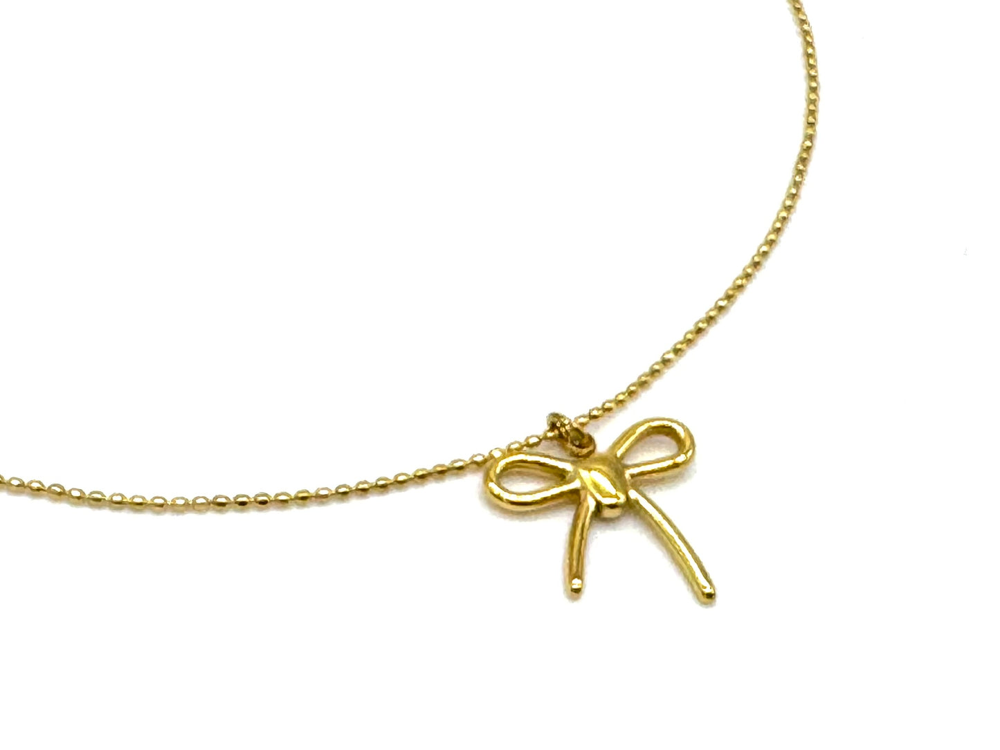 Gold Pendant Necklace - Anti tarnish and Waterproof