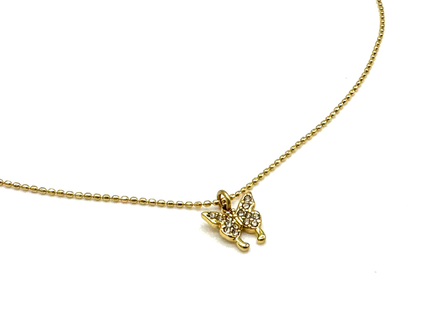 Gold Pendant Necklace - Anti tarnish and Waterproof