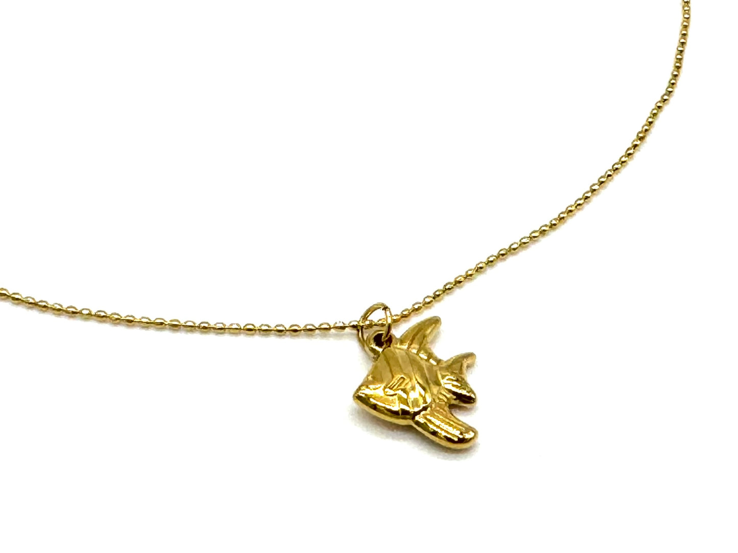 Gold Pendant Necklace - Anti tarnish and Waterproof
