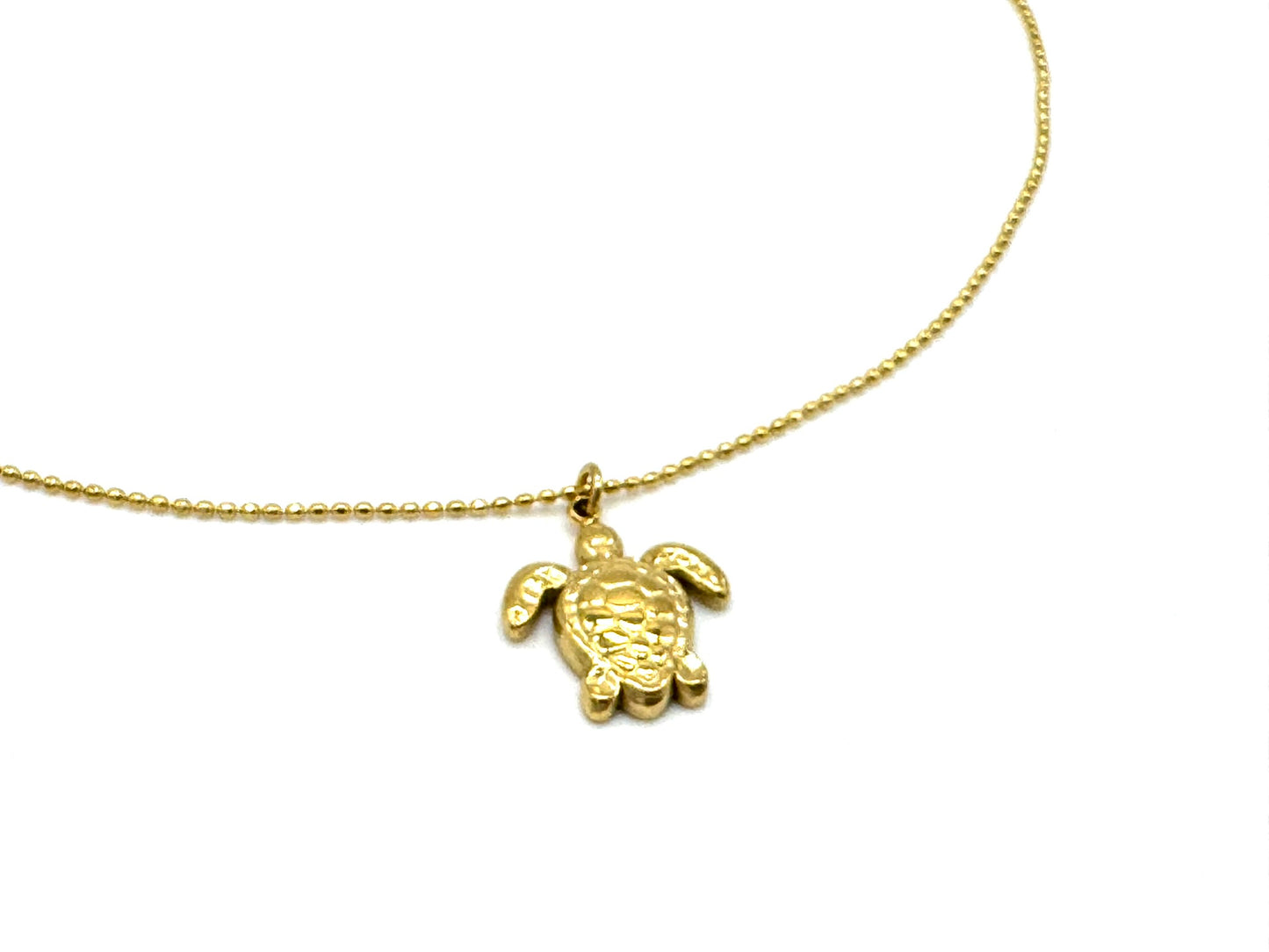 Gold Pendant Necklace - Anti tarnish and Waterproof
