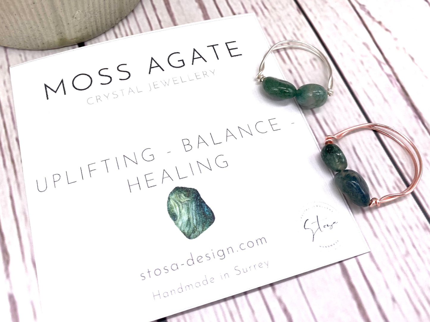 Nugget Crystal Ring