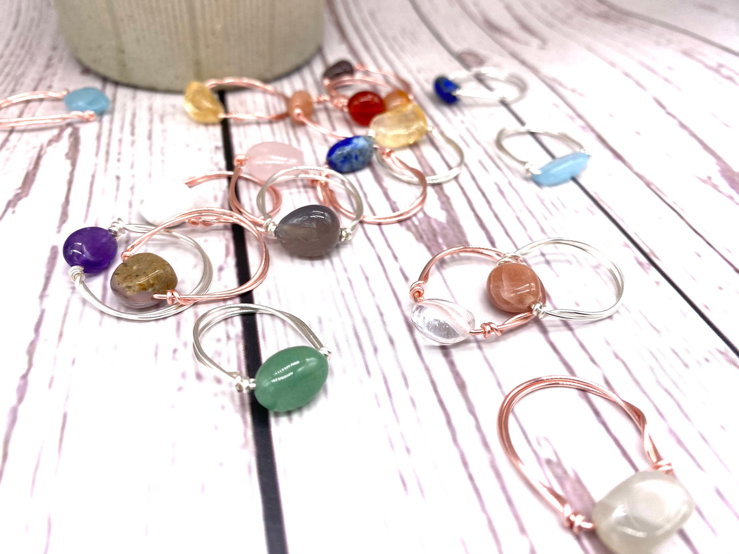 Nugget Crystal Ring