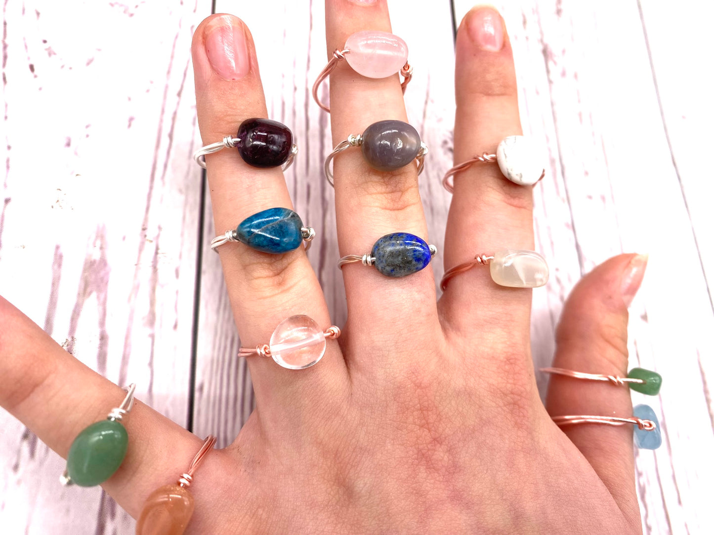 Nugget Crystal Ring